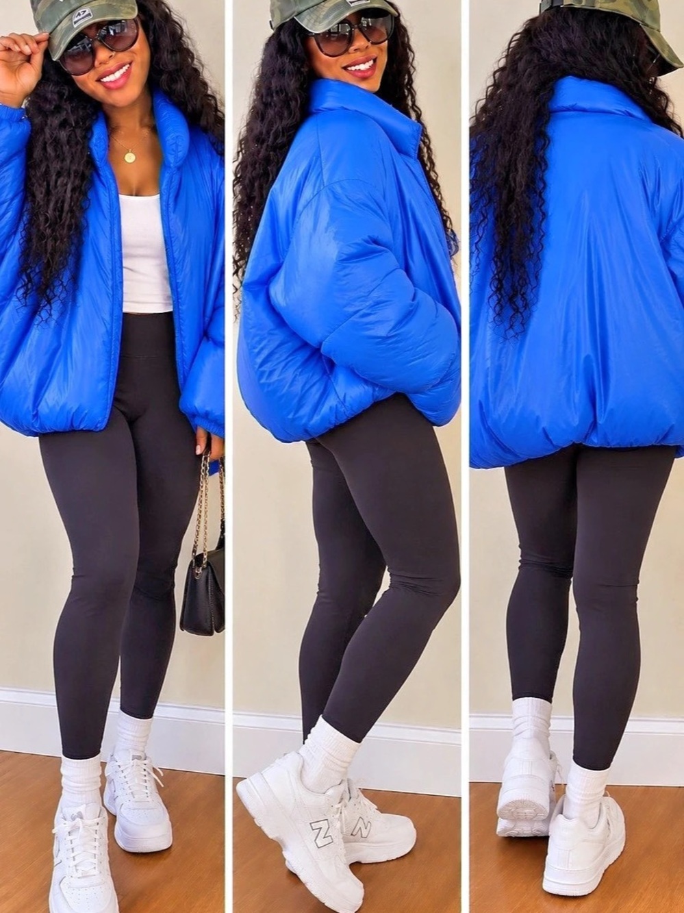 Yeezy Gap Round Jacket Blue Puffer Jacket Size Large